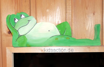 liegender Frosch