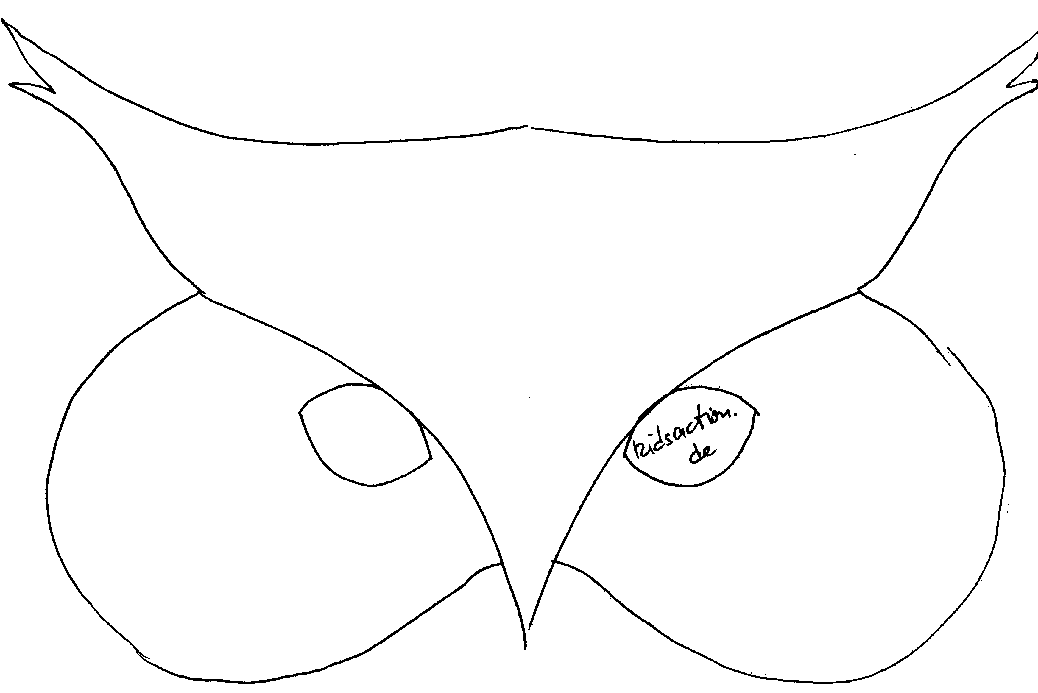 Maske Eule