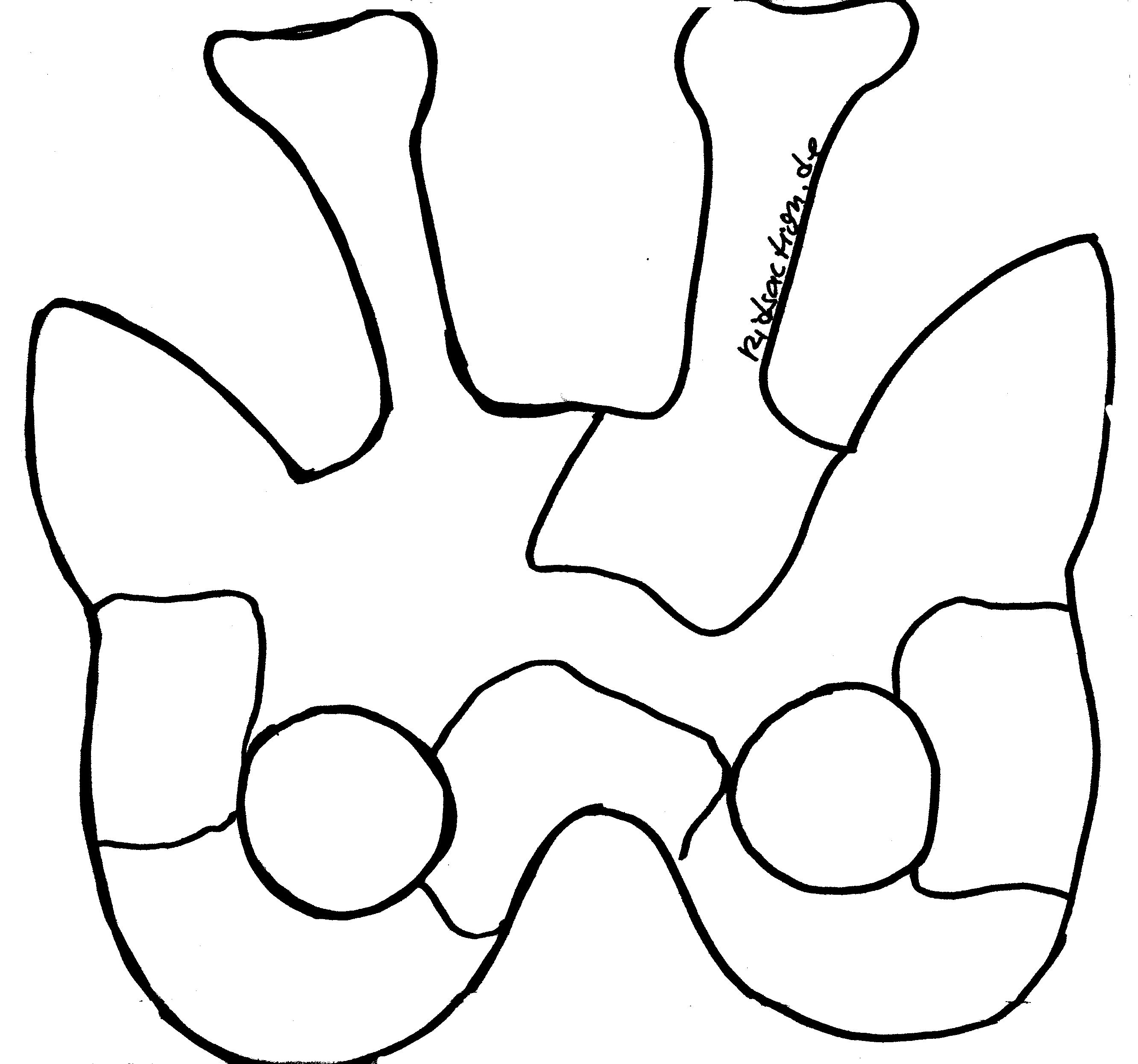 Maske Giraffe