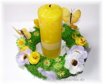mit Kerze