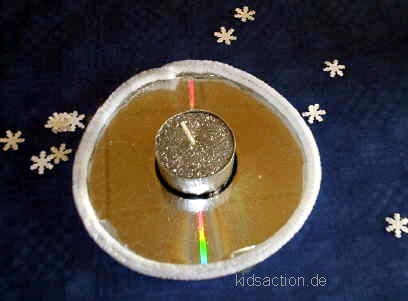 Teelicht auf CD